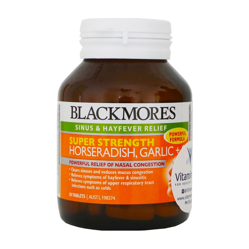 Jual Blackmores Super Strength Horseradish Garlic Plus Vitamin C (50 Tab) Shopee Indonesia