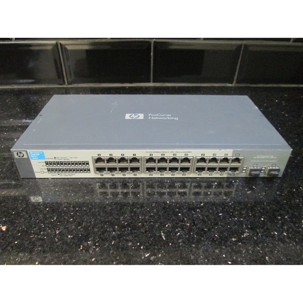Jual Switch Gigabit 24 Port Hp Procurve 141024G J9561A Minus 1 Port