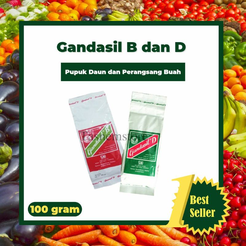 Jual Pupuk Daun Buah Gandasil B D Mempercepat Merangsang Pertumbuhan ...