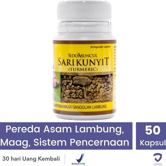 Jual Sido Muncul Sari Kunyit Lambung And Maag Dan Pencernaan 50 Tablet Shopee Indonesia 2906