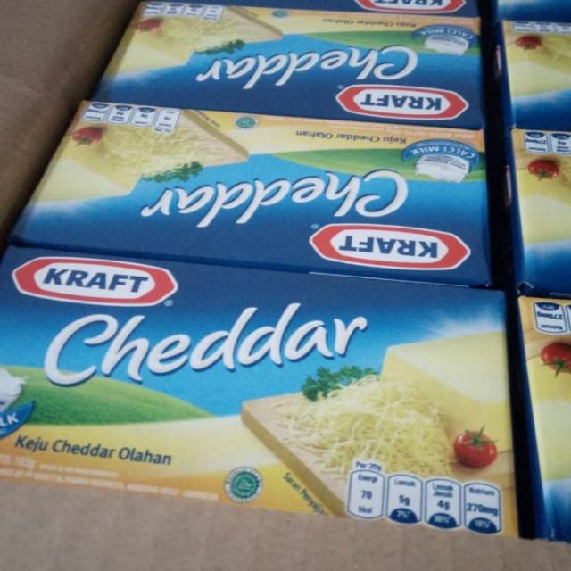 Jual Keju Kraft Cheddar 165gr | Shopee Indonesia