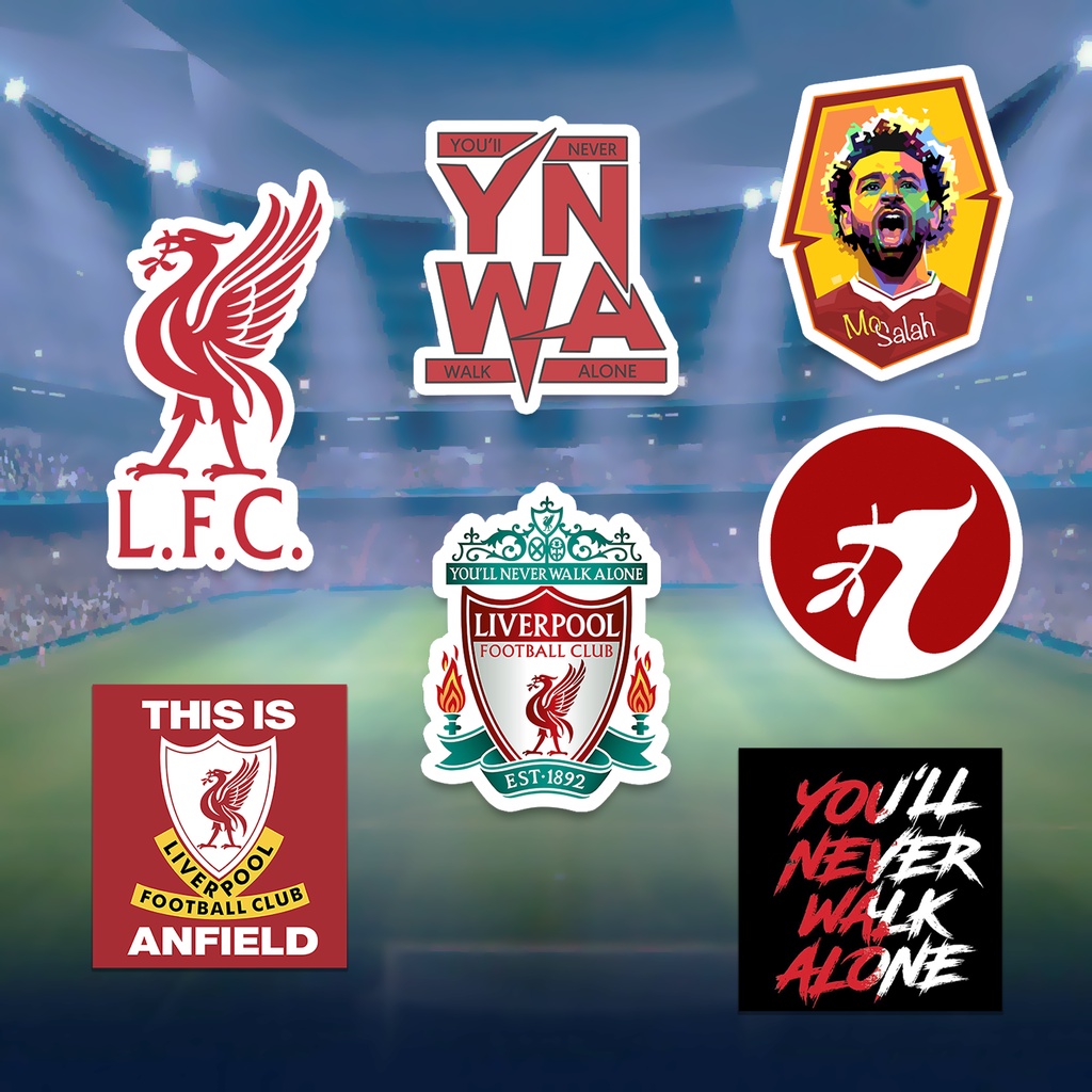 Jual Stiker Pack Klub - Liverpool F.C. [7 Pcs] | Shopee Indonesia