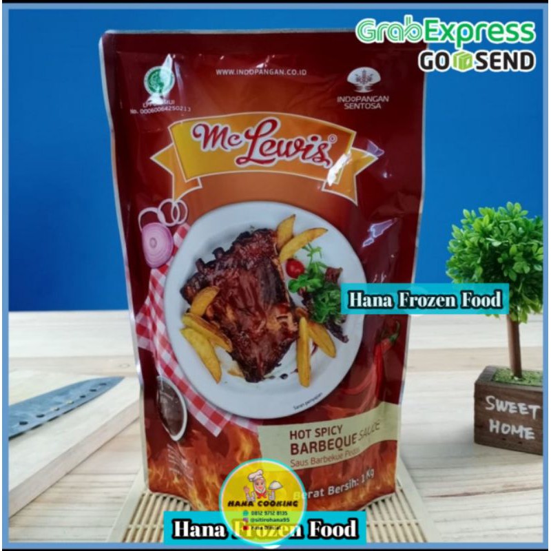 Jual Mc Lewis Saus Hot Spicy Barbeque Kg Shopee Indonesia