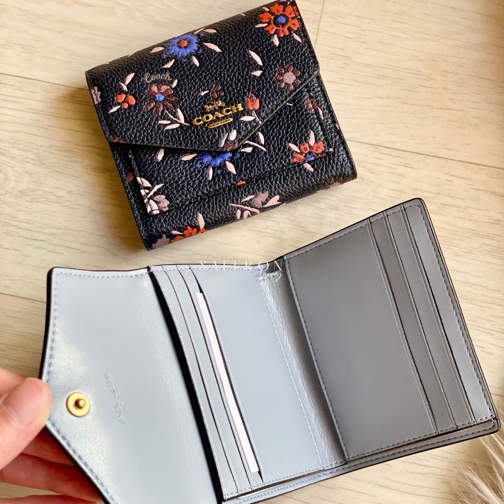 Small wallet with wildflower print hot sale