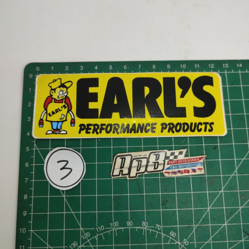 Jual stiker vintage racing DOMINO EARL'S RACING | Shopee Indonesia
