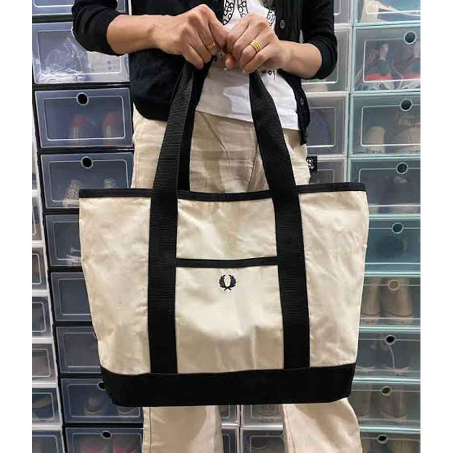 Jual Fred Perry Tas Tote Bag Wanita Kanvas Shopee Indonesia
