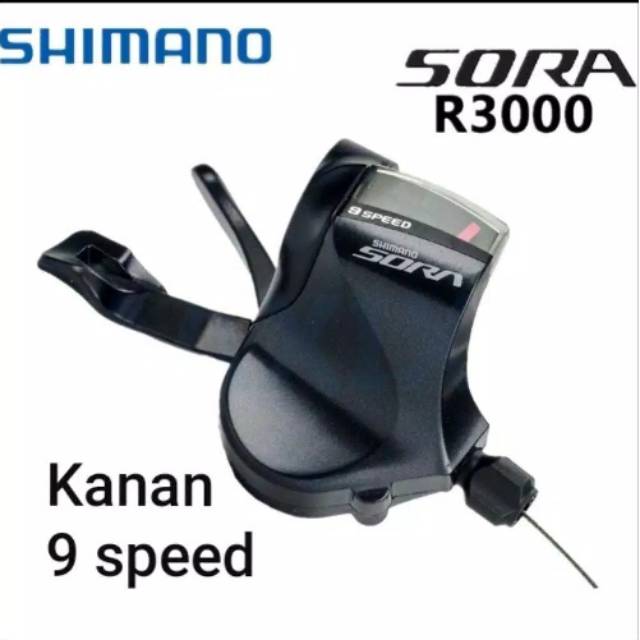 Jual SHIFTER SHIMANO SORA R 3000 9 SPEED KANAN SAJA Shopee Indonesia