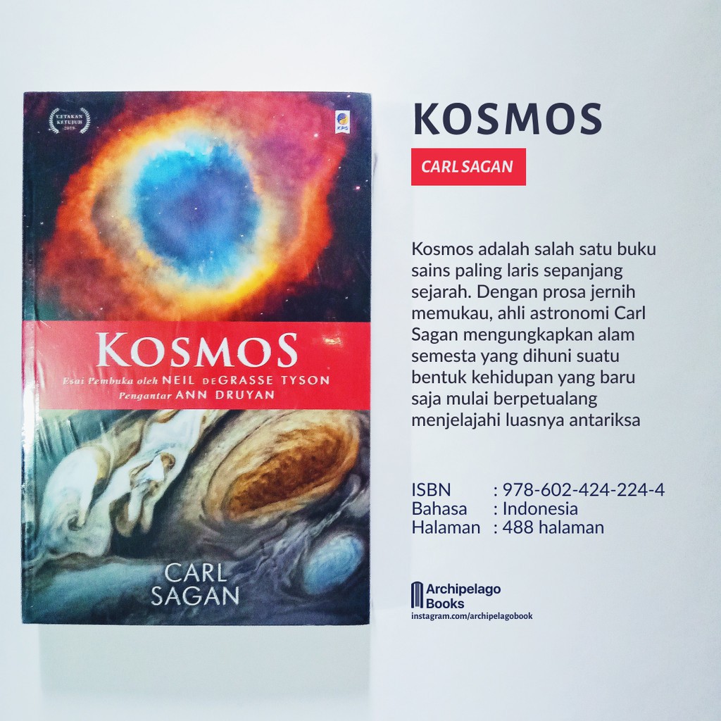 Jual COSMOS - CARL SAGAN (Bahasa Indonesia) | Shopee Indonesia