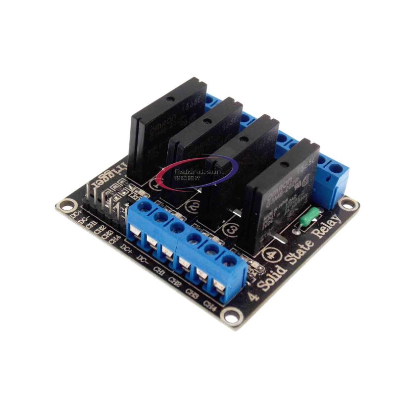 Jual Modul Relay State Solid State 5V 12V 24V 4 Channel 240V 2A 4CH Low