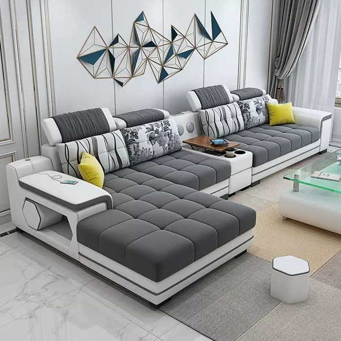 Jual Produk Terbaru (Sl28) Sofa Bed Ruang Tamu Minimalis Leter L Modern Mewah Shopee Indonesia
