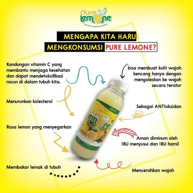 Jual PURE LEMONE 500ml | Shopee Indonesia