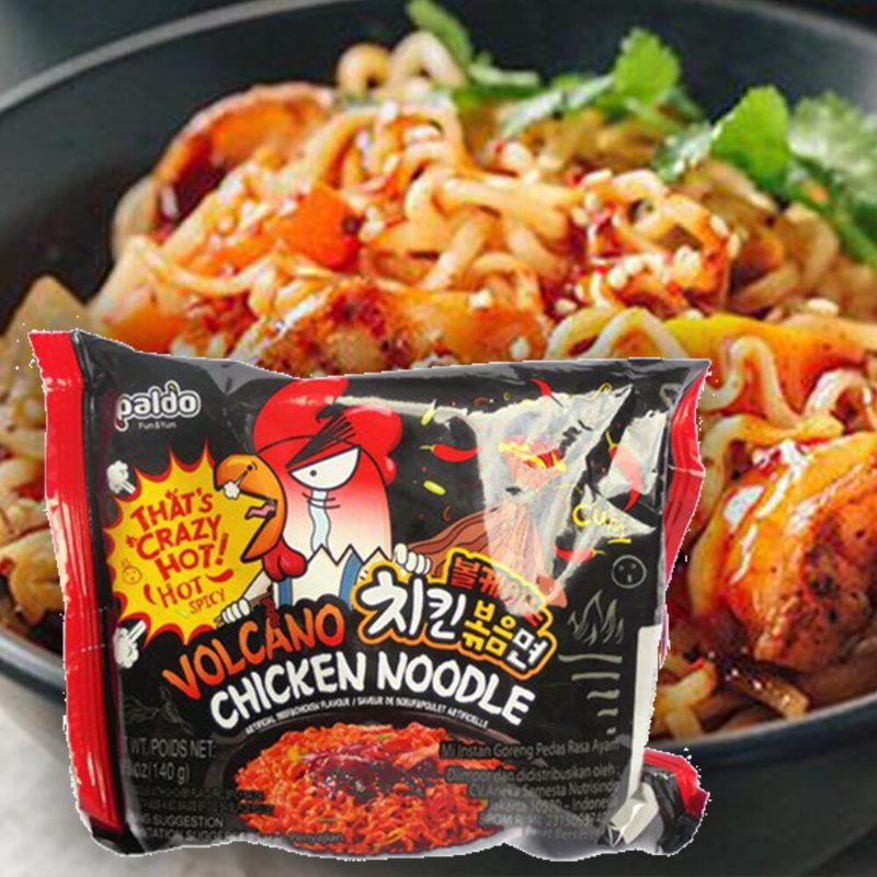 Jual Paldo Volcano Spicy Chicken Noodle Mie Korea Pedas 140 Gram