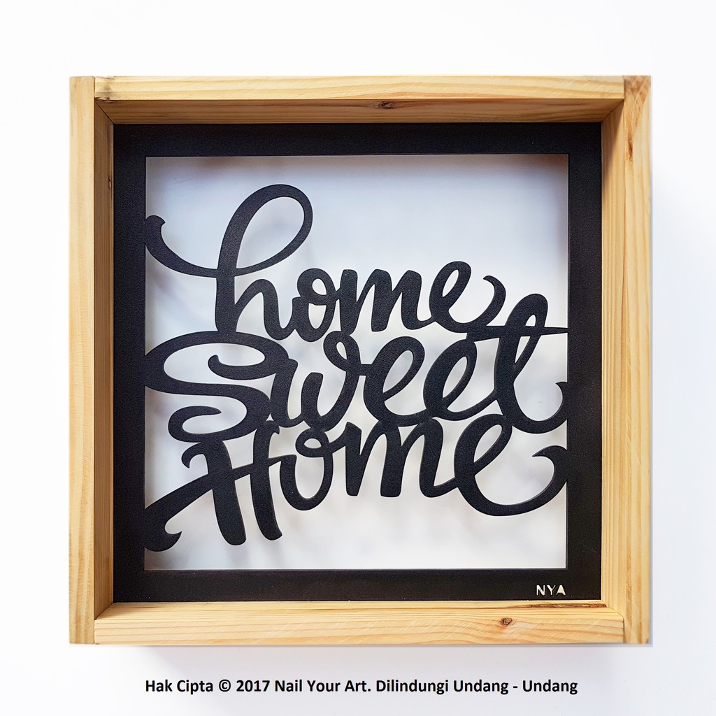 Jual Dekorasi Frame Kayu - MY HOME - Hiasan Dinding Kayu - Vintage Wall ...