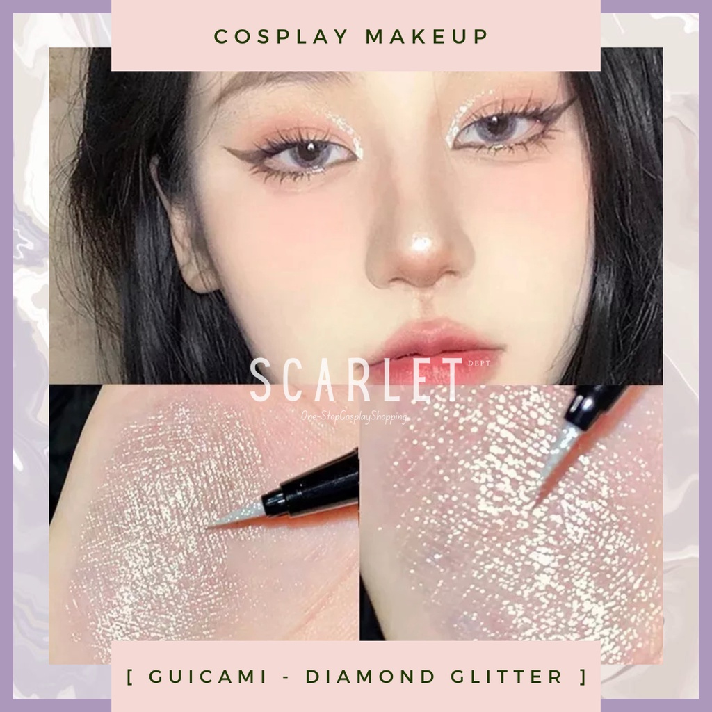 Jual SCARLETDEPT || GUICAMI ( ギカミ ) -- Eyeliner Glitter | Shopee Indonesia