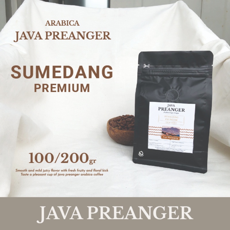 Jual Arabica Java Preanger Sumedang Premium Kopi Bean, Bubuk 100-200gr ...