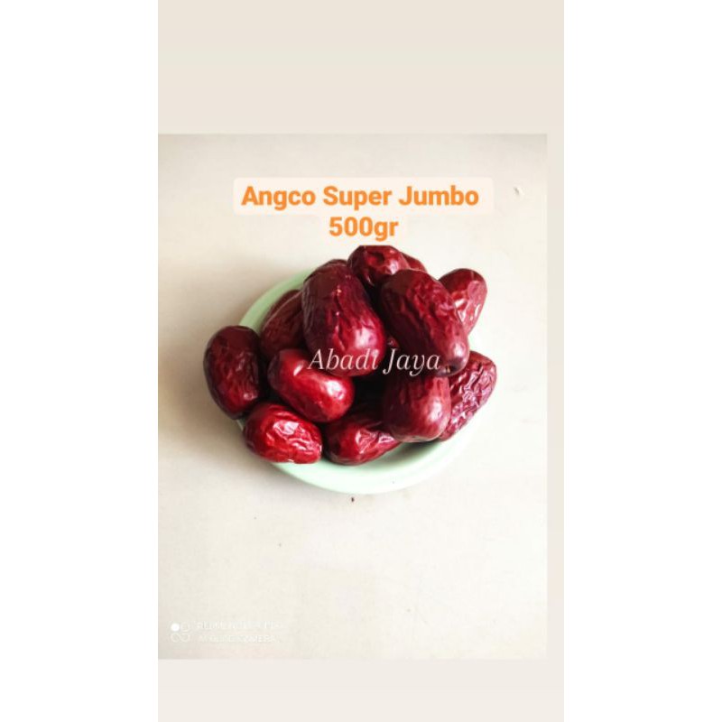 Jual Angco Super Jumbo / Red Dates Jumbo / Kurma Merah Cina 500gr ...