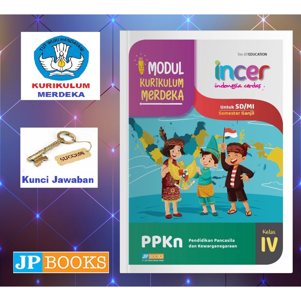 Jual Buku Latihan Soal PPKN SD Kelas 4 Modul Incer Kurikulum Merdeka ...