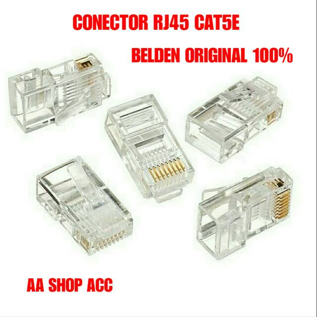 Jual Jack Connector RJ45 Cat5E Belden Original Harga 1pcs | Shopee ...