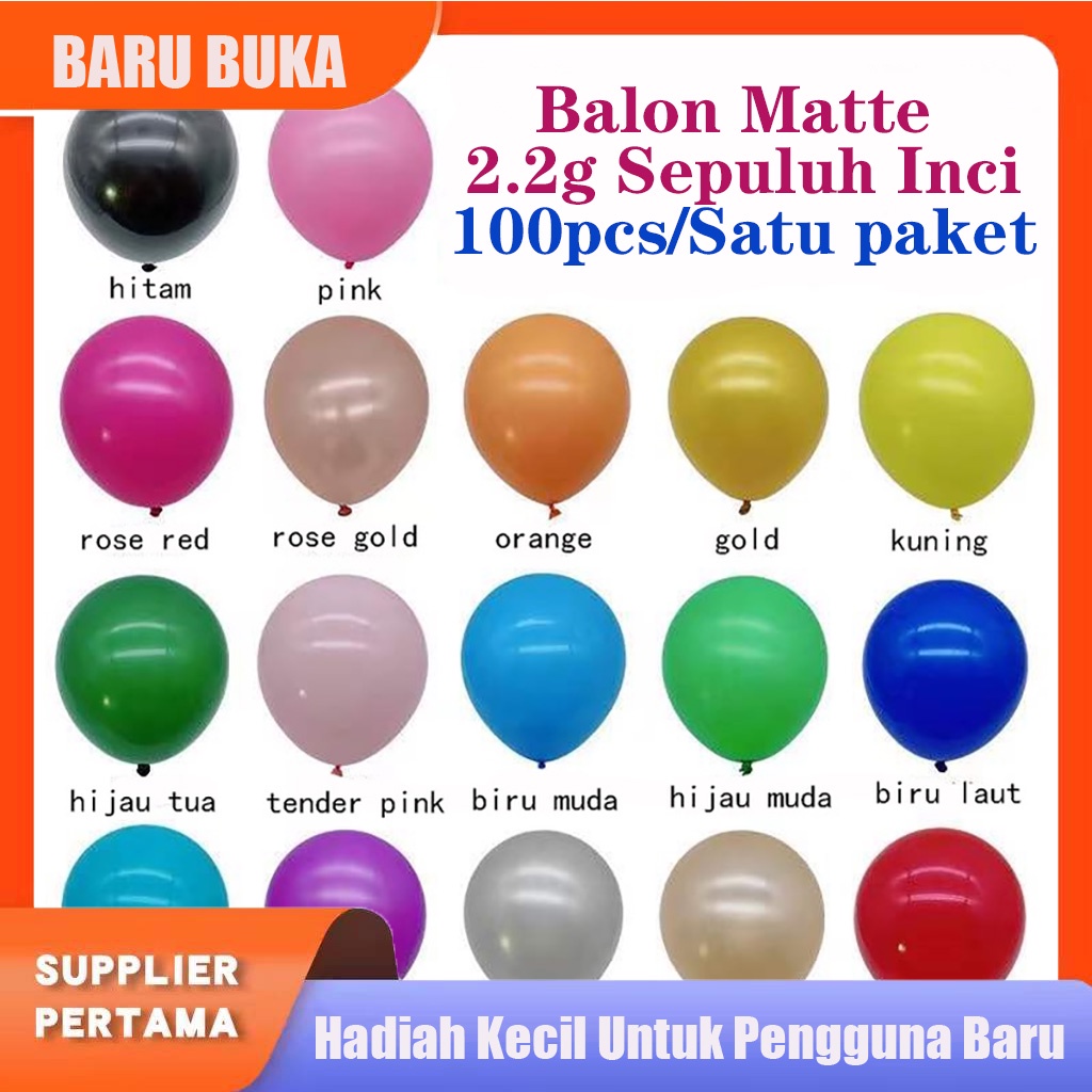 Balon Pearlescent 100 Balon Lateks 10 Inch Pearlescent Pernikahan Dekorasi Pesta Dekorasi Balon balon  balon huruf  balon latex balon ulang tahun