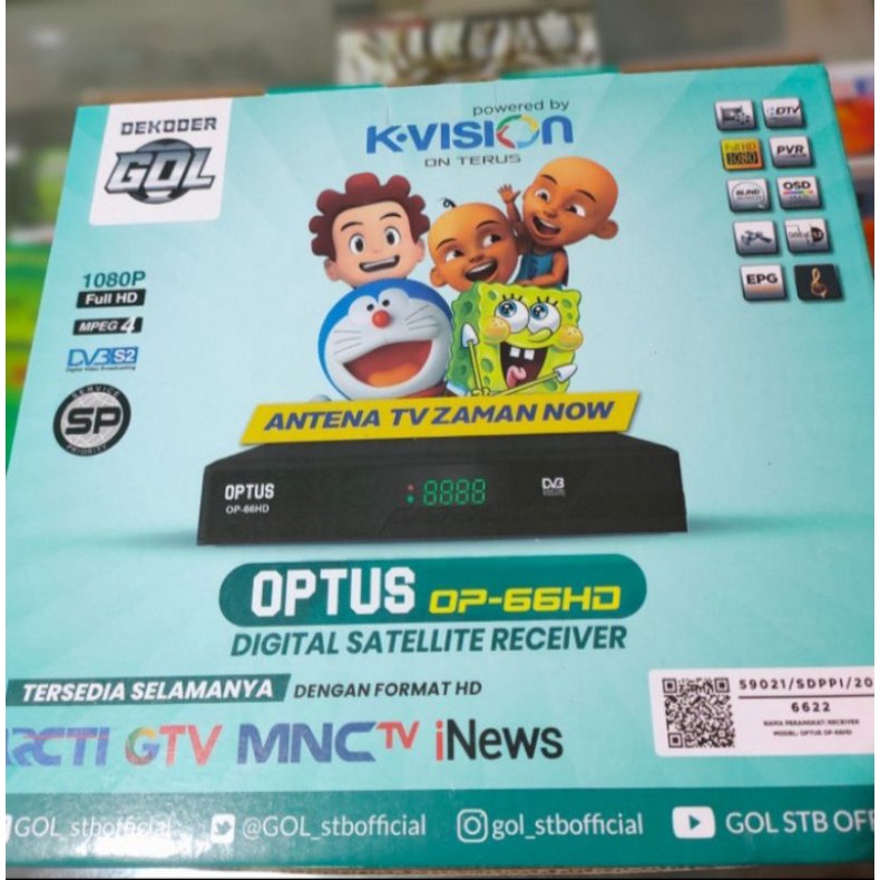 Jual reciever parabola optus k vision Shopee Indonesia
