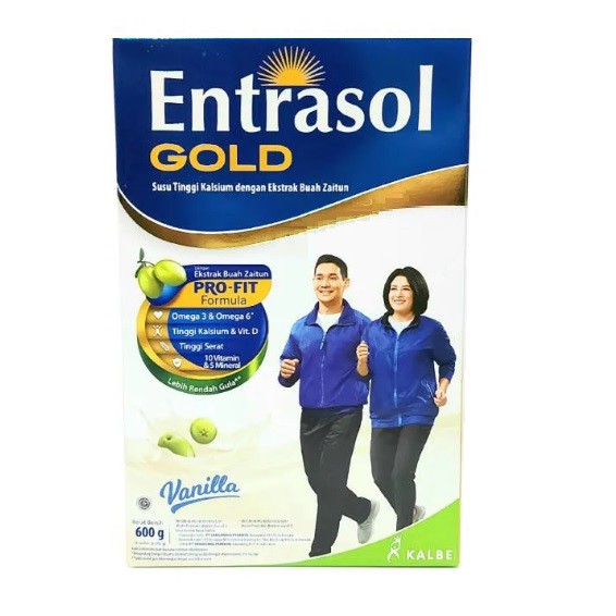 Jual Entrasol Gold Vanilla 560 gr | Shopee Indonesia