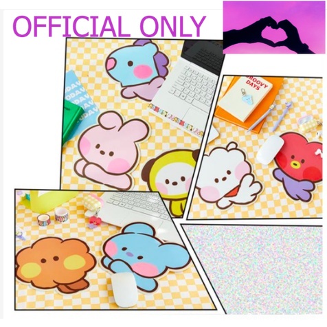 Jual OFFICIAL ONLY - BT21 minini MOUSE PAD OFFICIAL FROM LINE FRIENDS ...