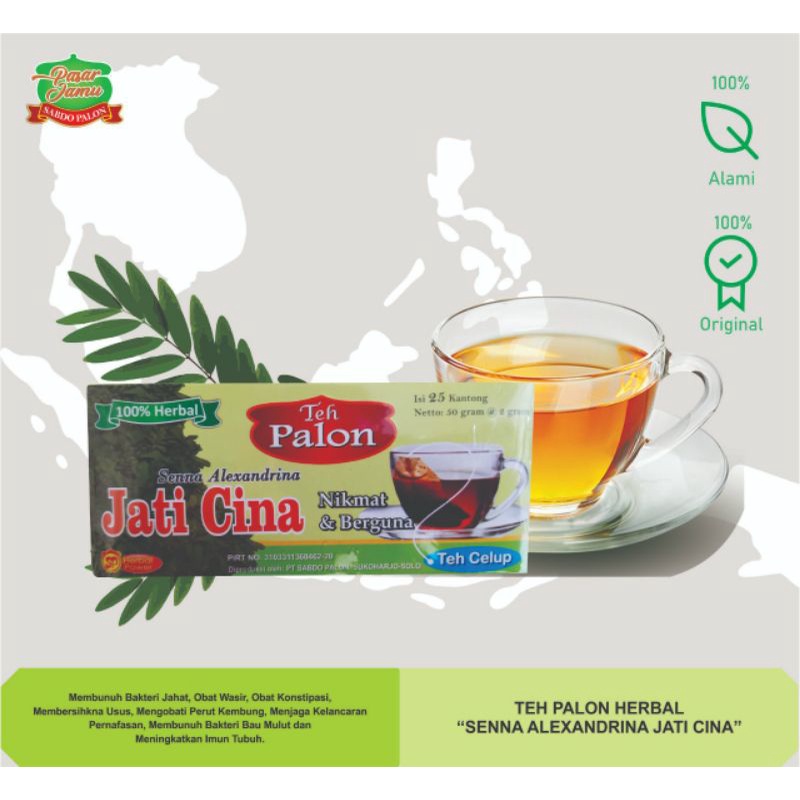 Jual TEH PALON JATI CINA ( SENNA ALEXANDRINA ) | Shopee Indonesia