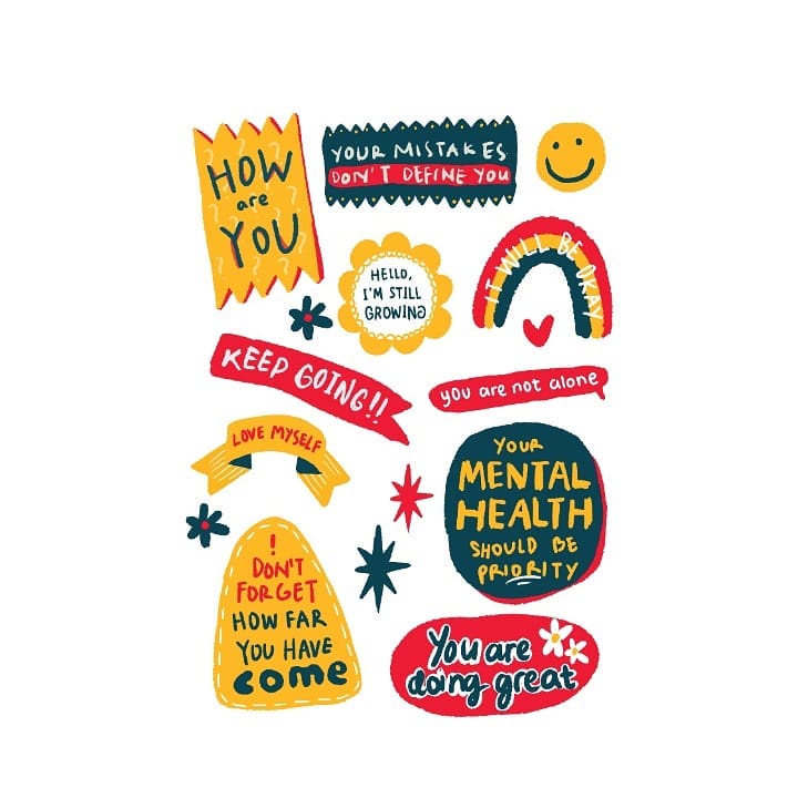Jual Stiker Kesehatan Mental | Mental Health | Lugina Studio | Shopee ...