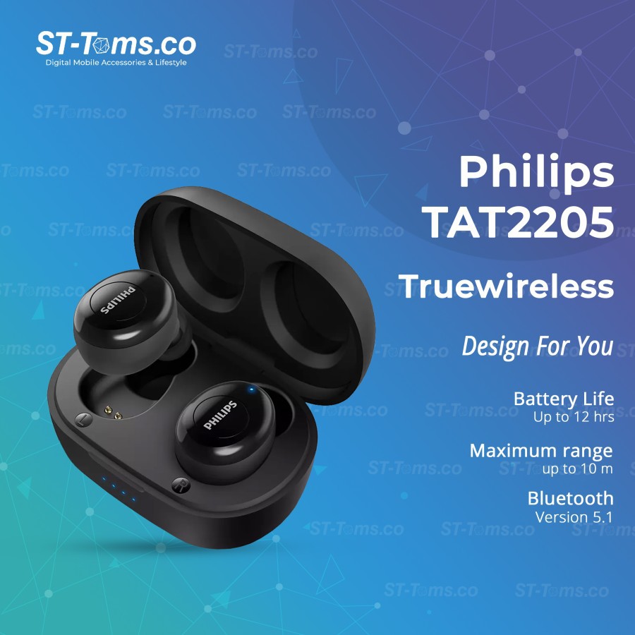 Jual Philips TAT2205 In-ear true wireless headphones / TWS TAT 2205 ...