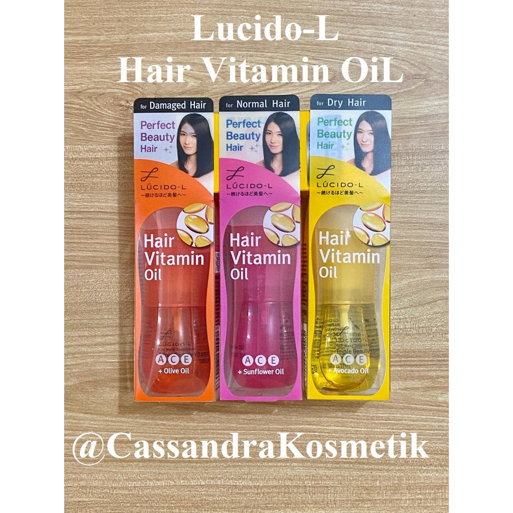 Jual LUCIDO-L HAIR VITAMIN OIL 50ml [ALL VARIANT] | Shopee Indonesia