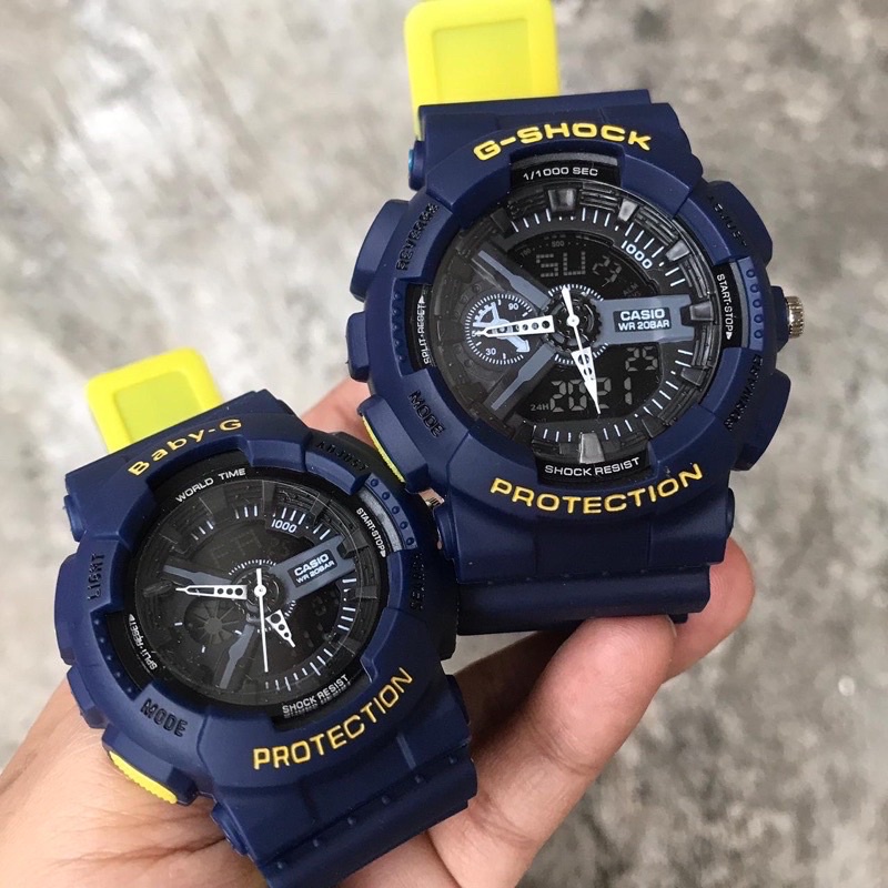 Jam g shock couple hot sale original