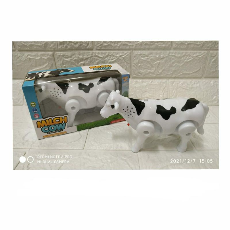 Jual Mainan Sapi kecil bisa jalan batrai | Shopee Indonesia