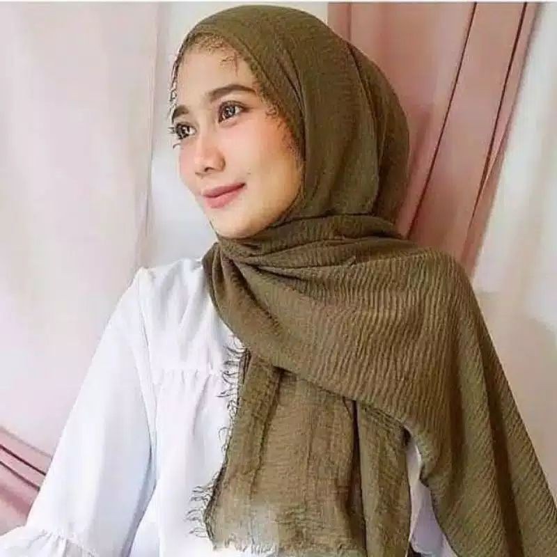 harga pashmina crinkle shawl