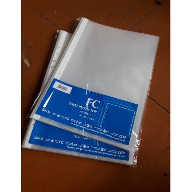 Jual Daichi PP pocket display book F4 isi 50 lembar