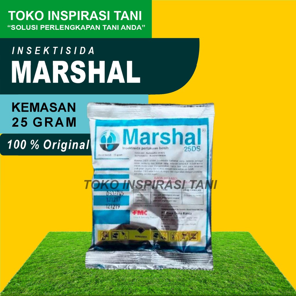 Jual Marshal 25DS Insektisida Bubuk Kemasan 25 gram/Bisa COD ...