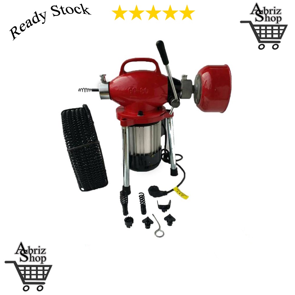 Jual mesin alat rooter drain snake cleaner saluran pipa wc kloset ...