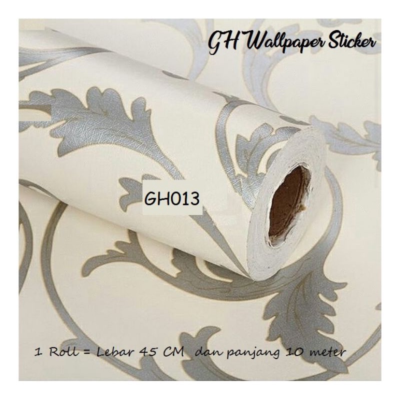 Jual Wallpaper Sticker Dinding Motif Batik Ulir Cream Minimalis Shopee Indonesia 4689