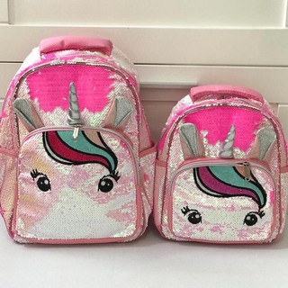 Jual Tas Sekolah Anak Perempuan TK SD Sequin Unicorn / Backpack Sequin ...
