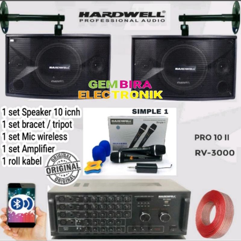 Jual Paket Karaoke Sound system Hardwell Original komplit 10 | Shopee ...