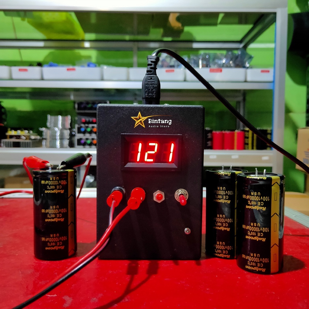 Jual ELCO Rubycon hitam USR 100V 10000uf micro Kapasitor Original isi ...