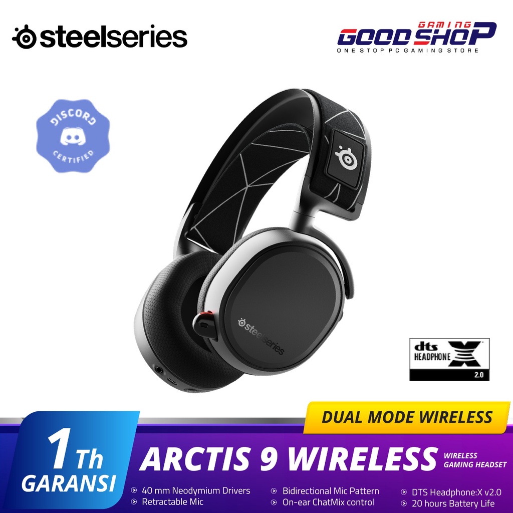 Jual SteelSeries Arctis 9 Wireless Gaming Headset | Shopee Indonesia