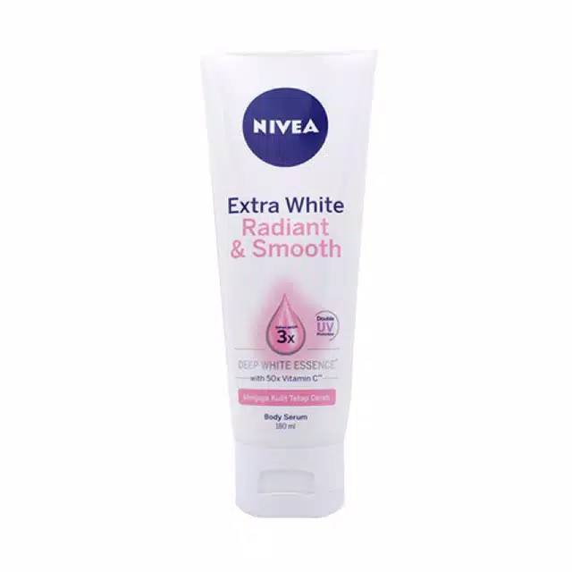 Jual Nivea Extra White Radiant And Smooth Body Serum 180 Ml Shopee