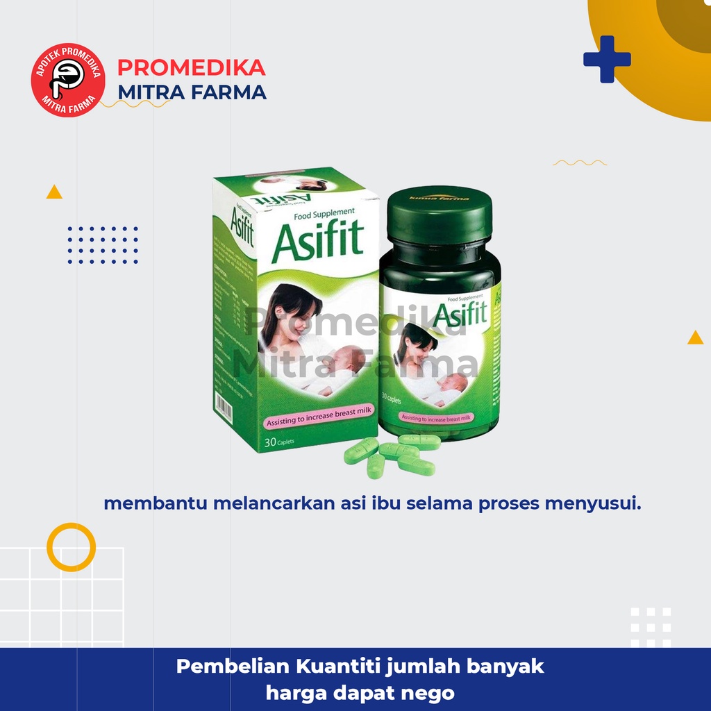 Jual Asifit 10's Kaplet / Blister / Suplement Pelancar ASI | Shopee ...