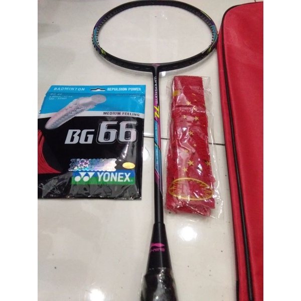 Jual Raket Lining windstorm 72 (free pasang senar) (free logo senar ...