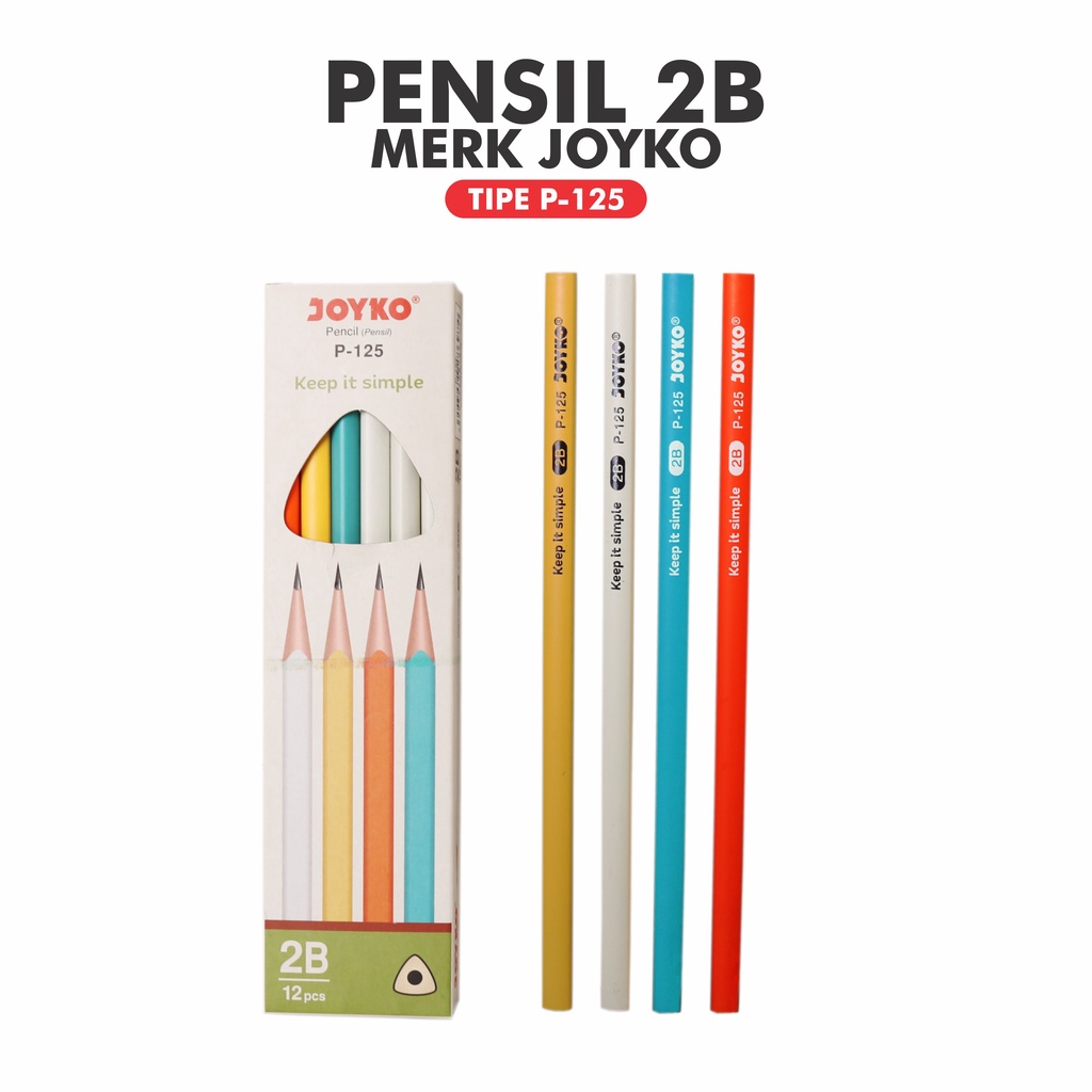 Jual Pensil Joyko P125 2b Jual Perpack Warna Pastel Motif Lucu Shopee