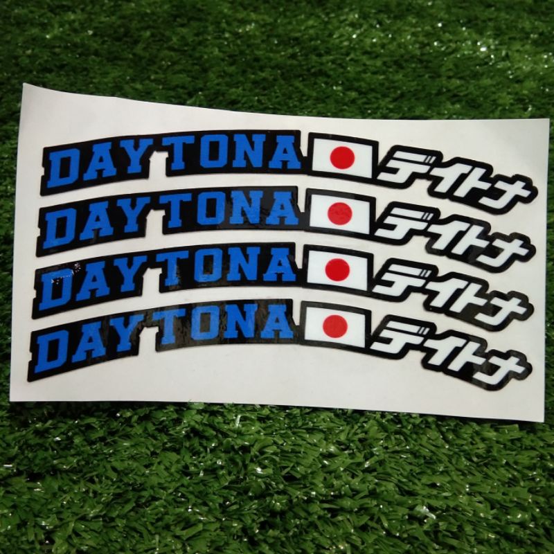 Jual stiker sticker daytona velg warna biru | Shopee Indonesia