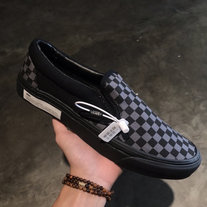 Vans Slip On Checkerboard Mono Black
