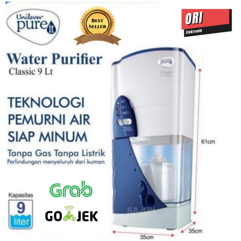 Jual UNILEVER PURE IT WATER PURIFIER CLASSIC 9 LT TEKNOLOGI PEMURNI AIR