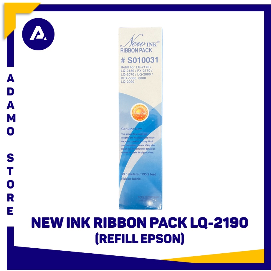 Jual Refill Pita Ribbon Cartridge Epson LQ2180 LQ2190 New Ink Newink ...