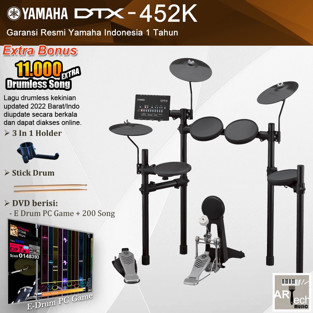 Jual Drum Elektrik Yamaha DTX452 DTX452K DTX 452 452K